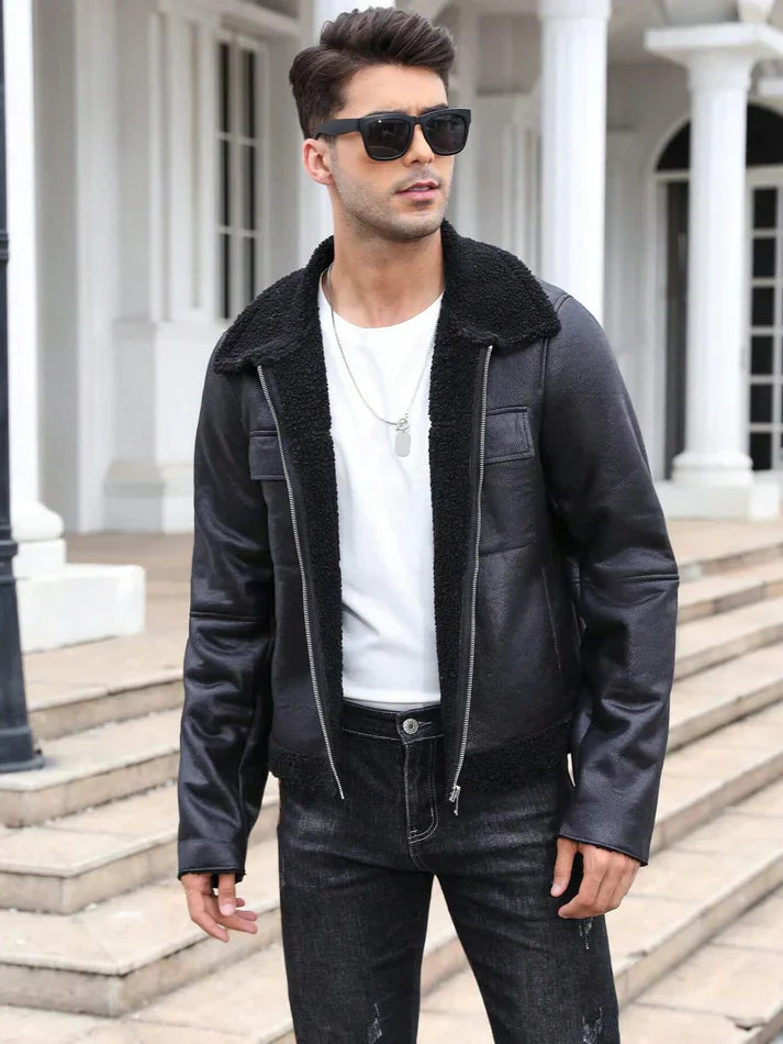 Leather jackets for winter - relaxed and stylish for men