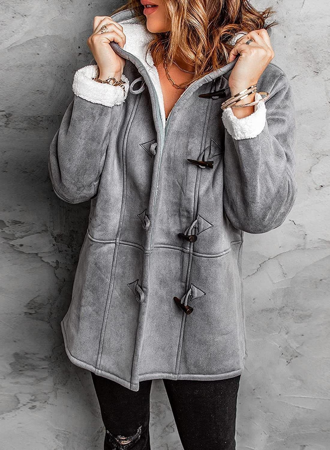Melanie - warm & cosy fleece women's hooded jacket