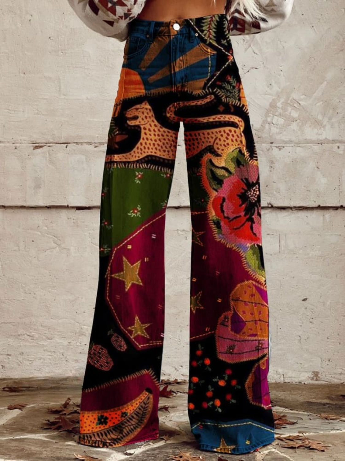 Mila - wide boho vintage trousers