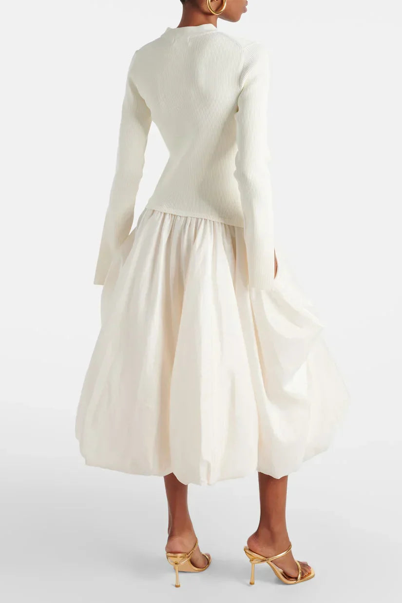 Kenlie | Bubble Skirt Midi Dress
