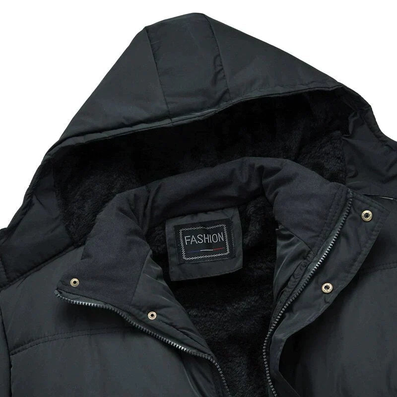 Padded jacket with hood - konrad
