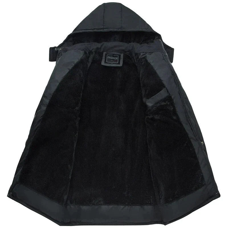 Padded jacket with hood - konrad