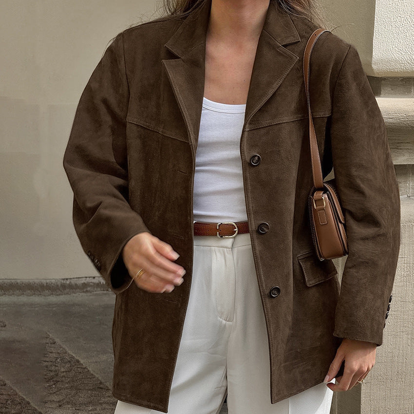 Lilly - suede jacket - Vintage
