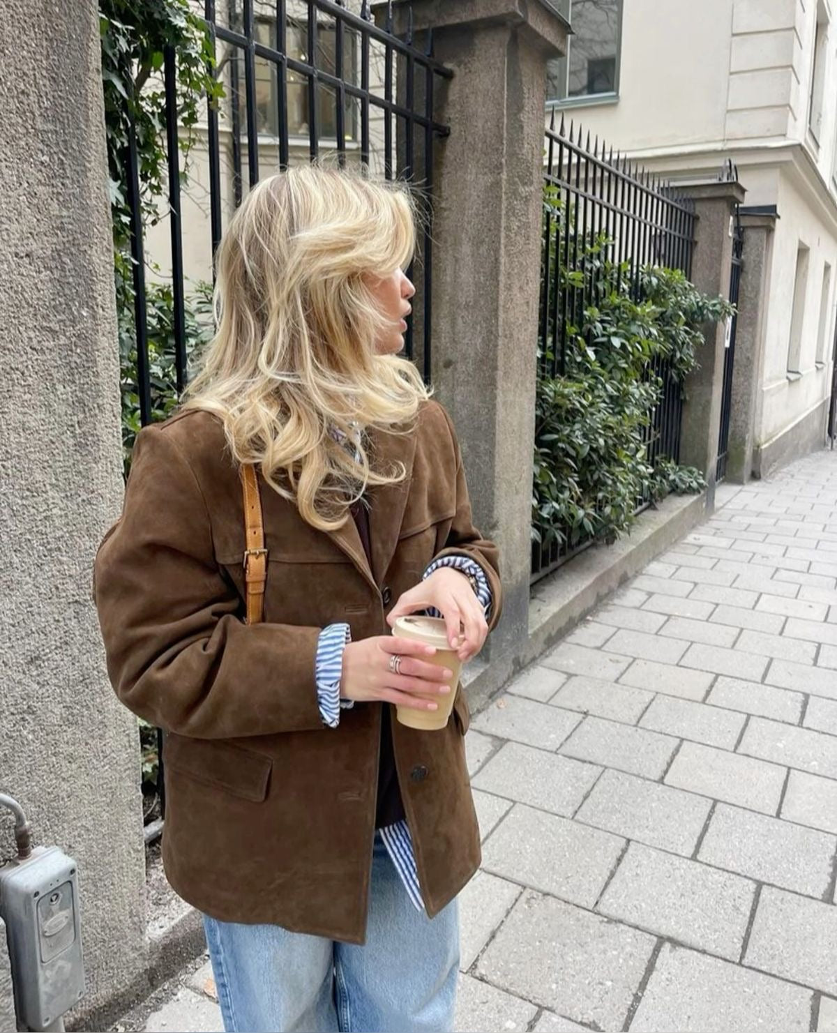 Lilly - suede jacket - Vintage