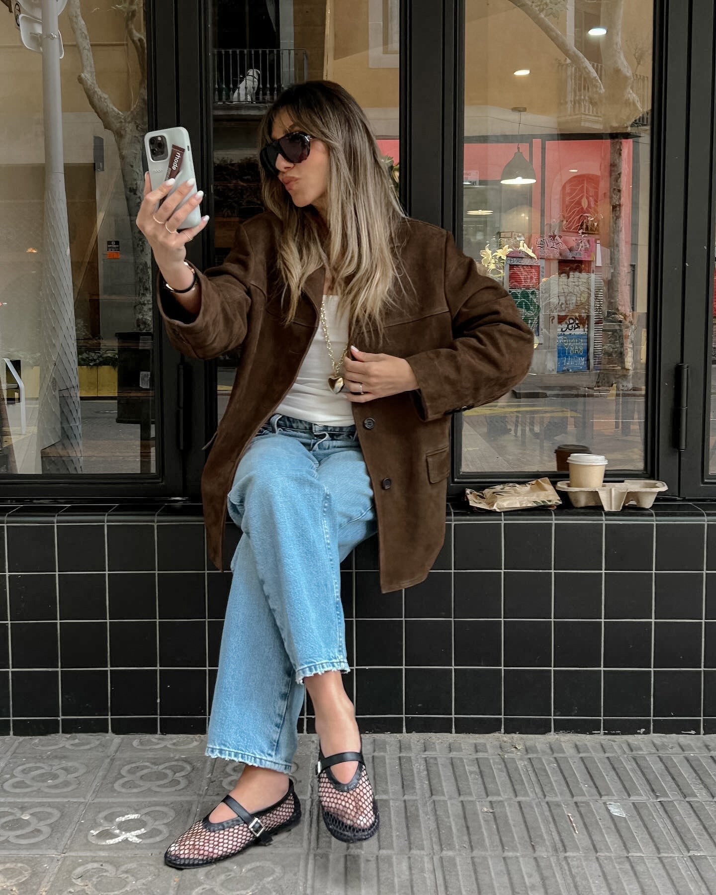 Lilly - suede jacket - Vintage