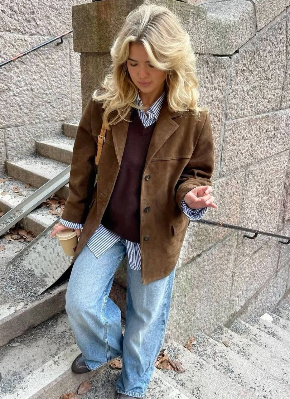 Lilly - suede jacket - Vintage