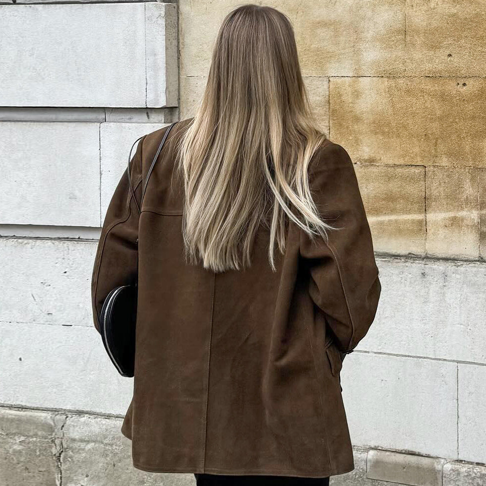 Lilly - suede jacket - Vintage
