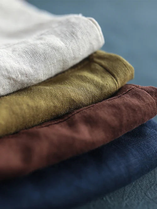 Rhea | Linen Long Sleeve Shirt