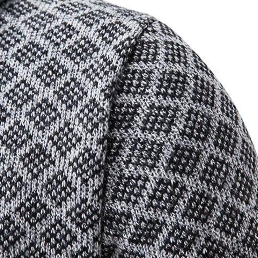 Kekoa- stylish knitted hooded cardigan for men