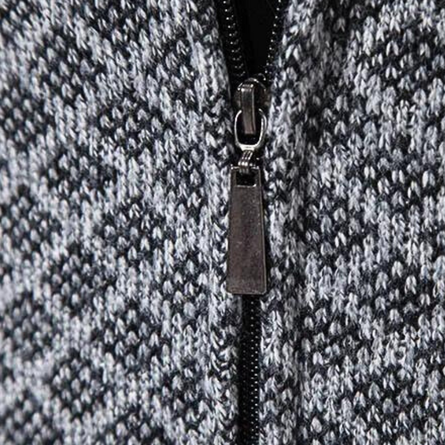 Kekoa- stylish knitted hooded cardigan for men