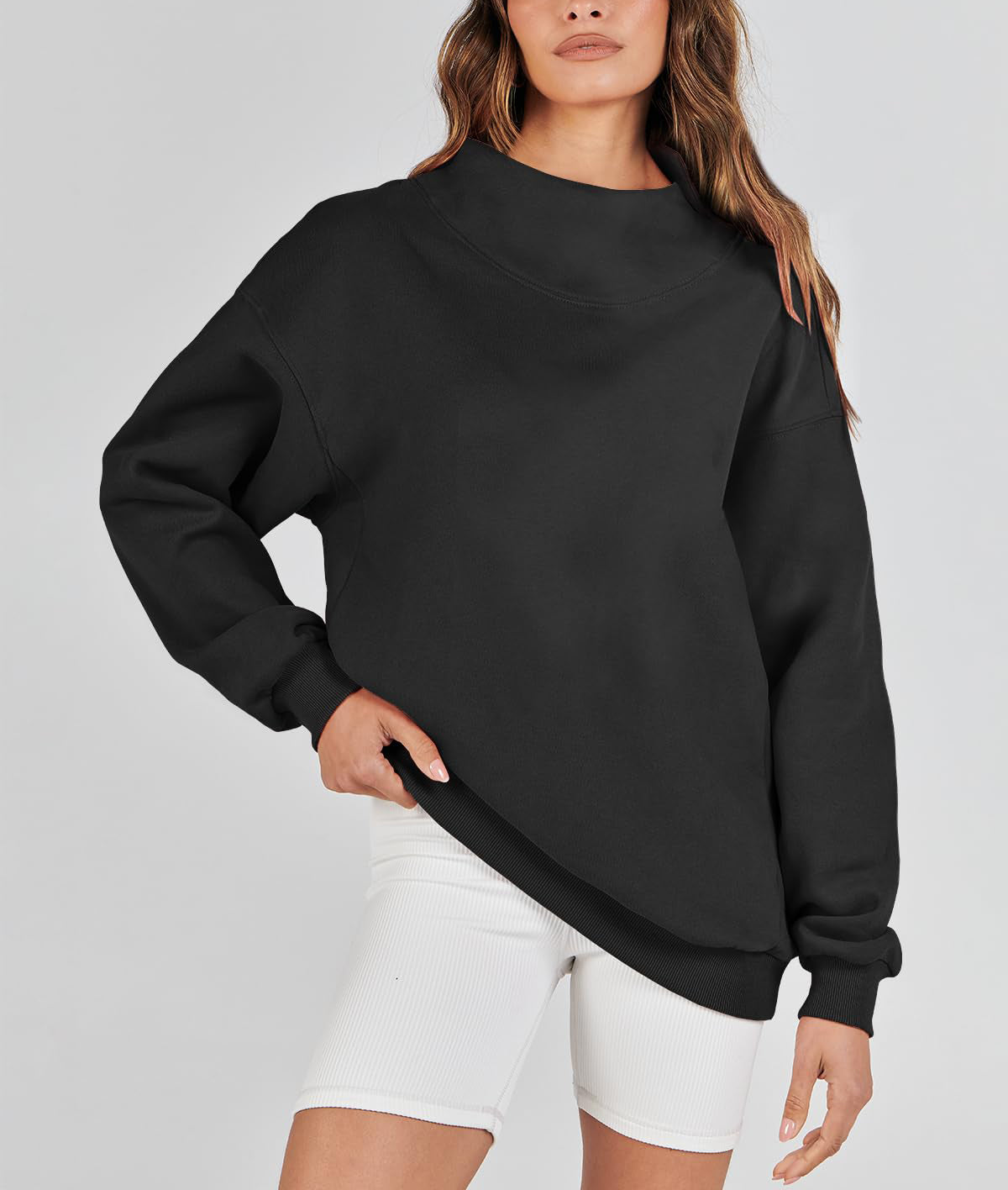 Kathy™ - High Neck Sweatshirt