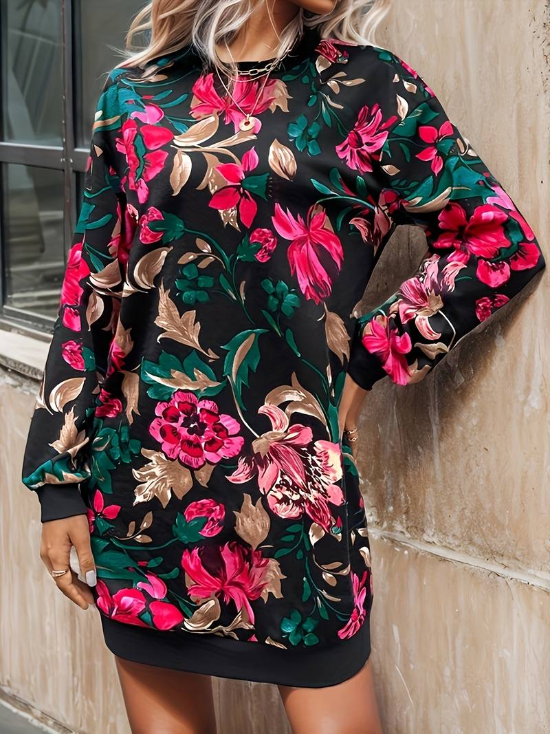 Ashley - vintage floral print dress