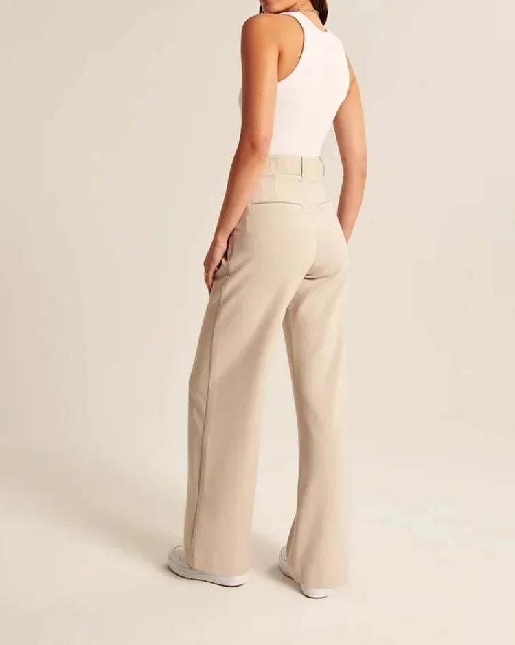 Waverly - high waist, wide leg trousers