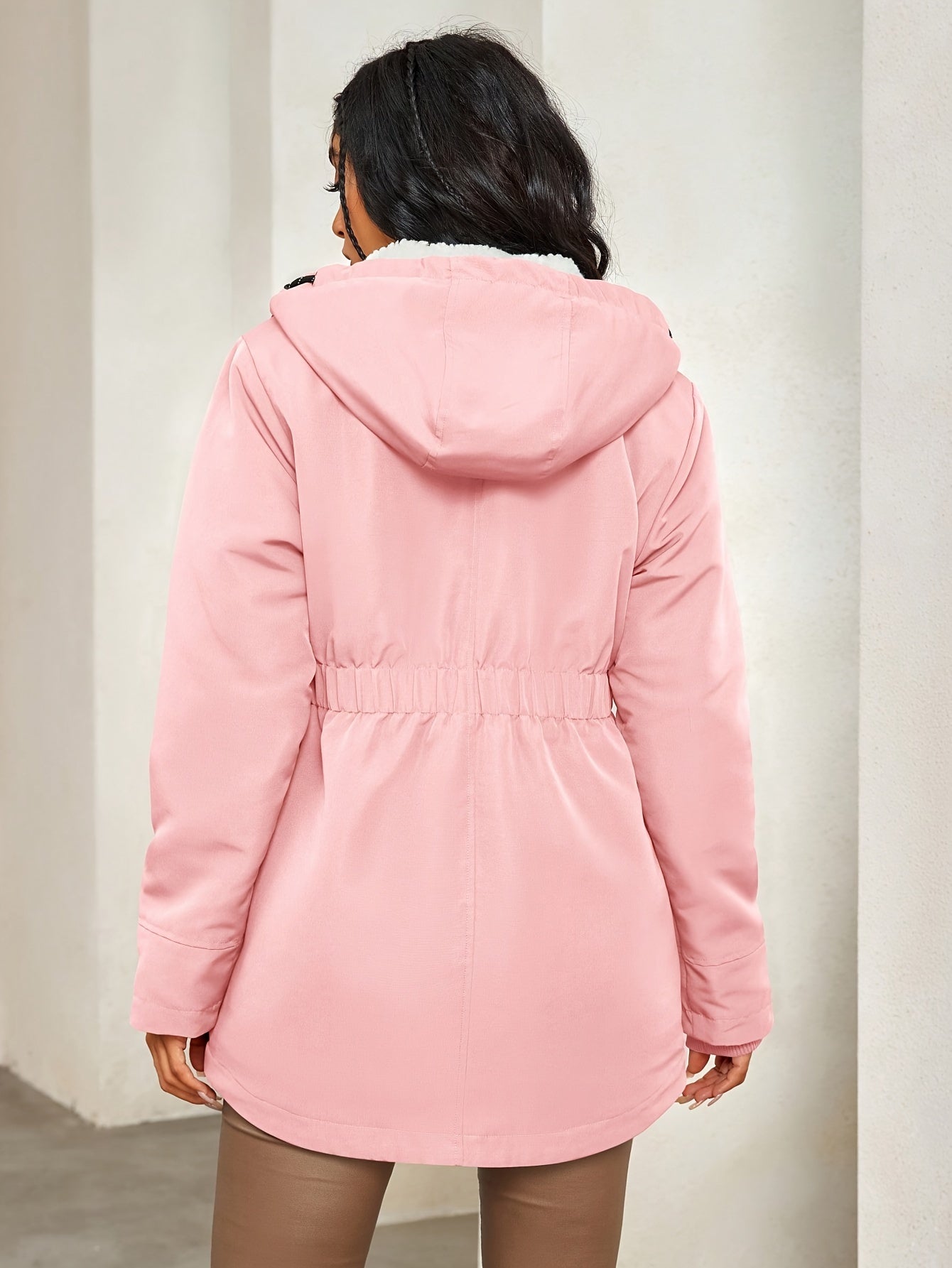 Elegant Fleece Parka Winter Jacket with Capuchon for Women | Ideal for Winter