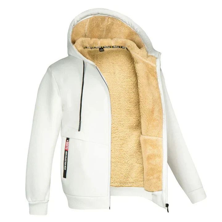 Harlan Hoodie | Fleece-Lined Zip-Up Hoodie