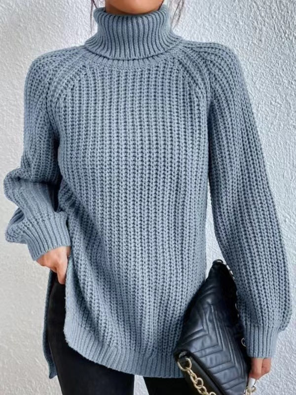 Rosella™ - High Neck Knitted Sweater