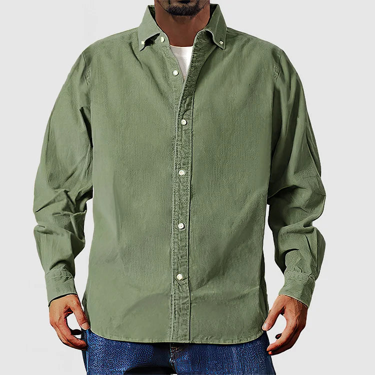 Vox | classic beige corduroy overshirt