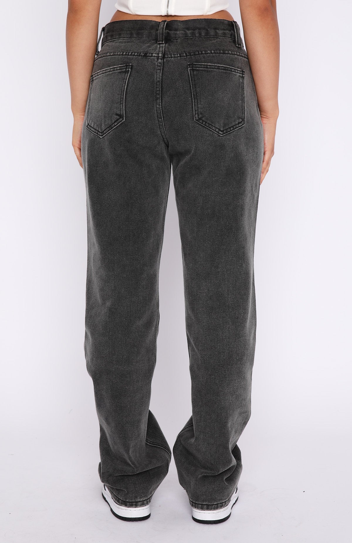 TARSHA JEANS - ACID BLACK