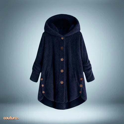 Teddy jacket - with buttons and hood