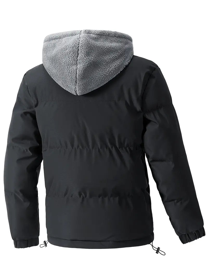 Sep – men’s hooded jacket – warm fleece jacket for winter and outdoor activities