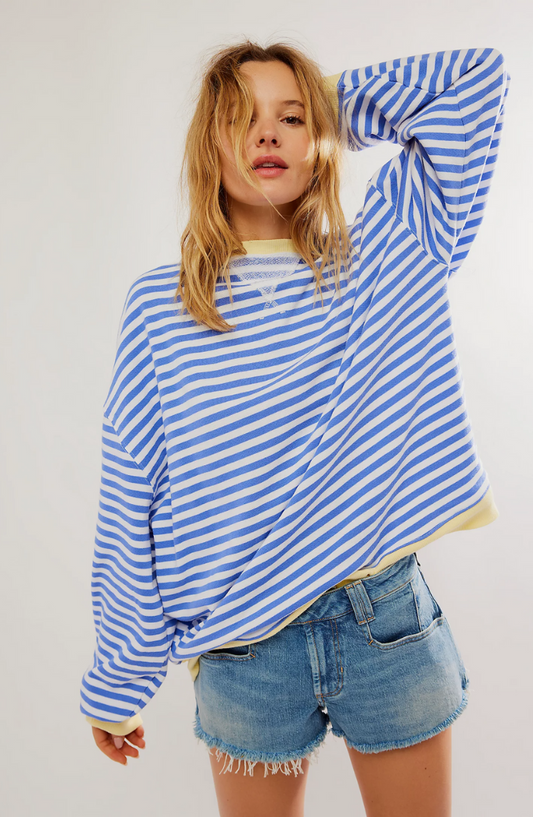 Maya™ - Oversized striped jumper