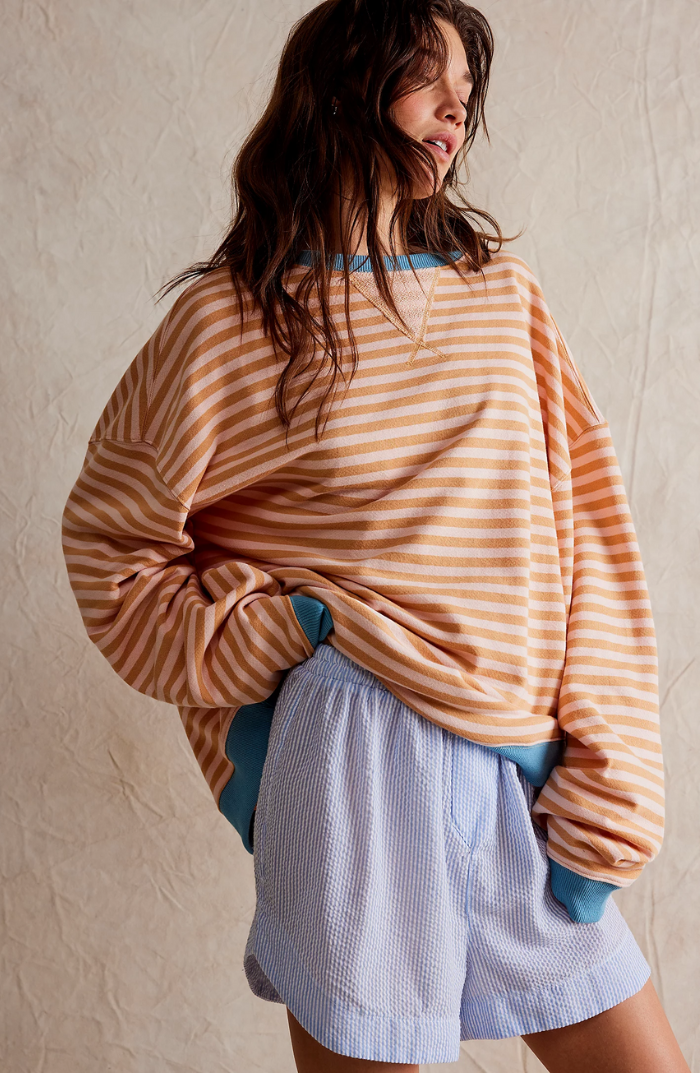 Maya™ - Oversized striped jumper