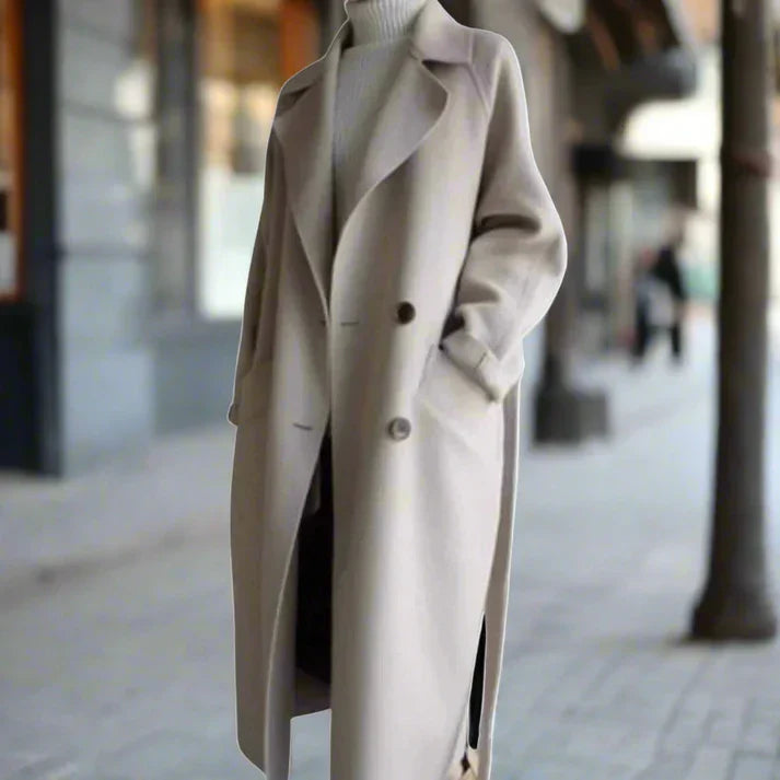 Marie - classic long women's coat