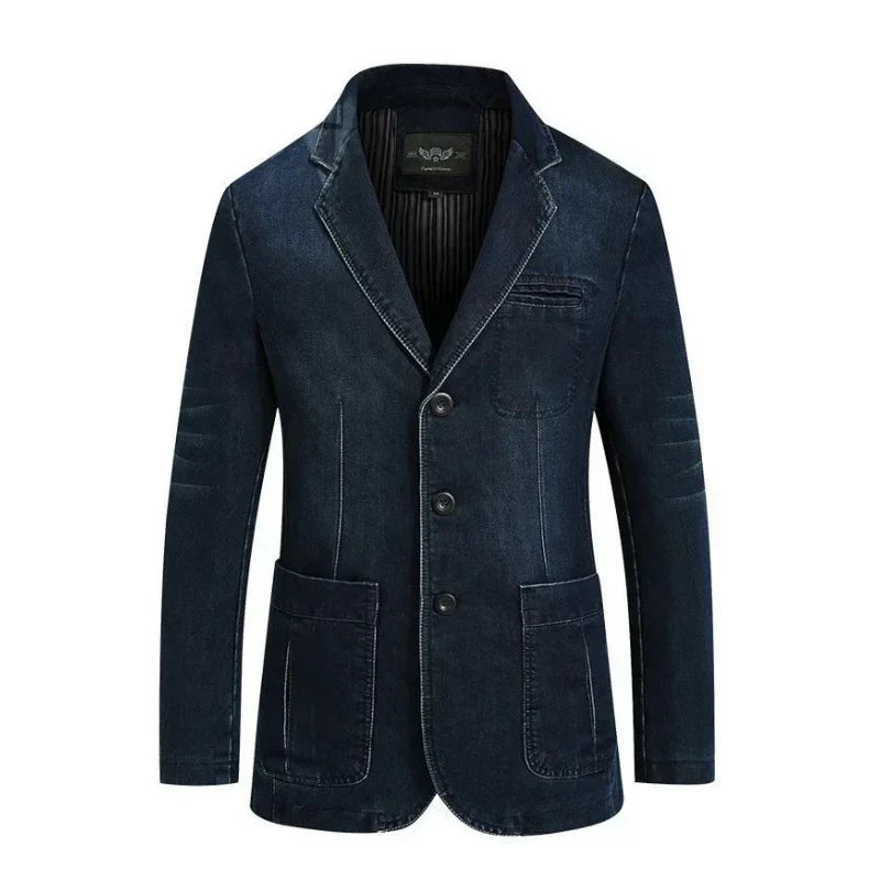 Ervin | Men's denim cotton blazer jacket