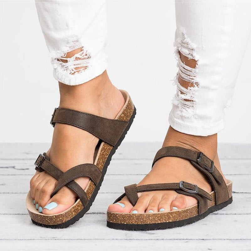 Orthopedic adjustable sandals - chela