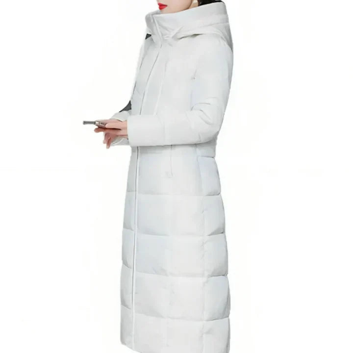 Jastin - long puffer jacket, cosy winter style