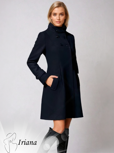 Iriana™ - Long Coat with Side Pockets