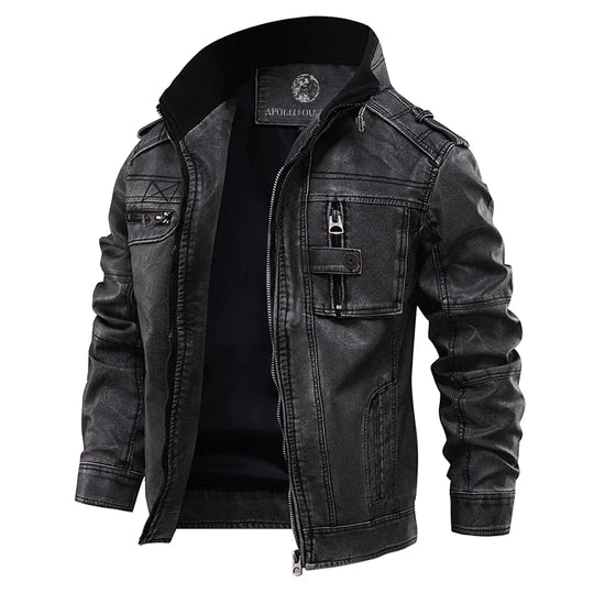 Alexander - Elegant premium leather jacket for men