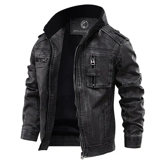 Alexander - high-quality motorcycle leather jacket for men