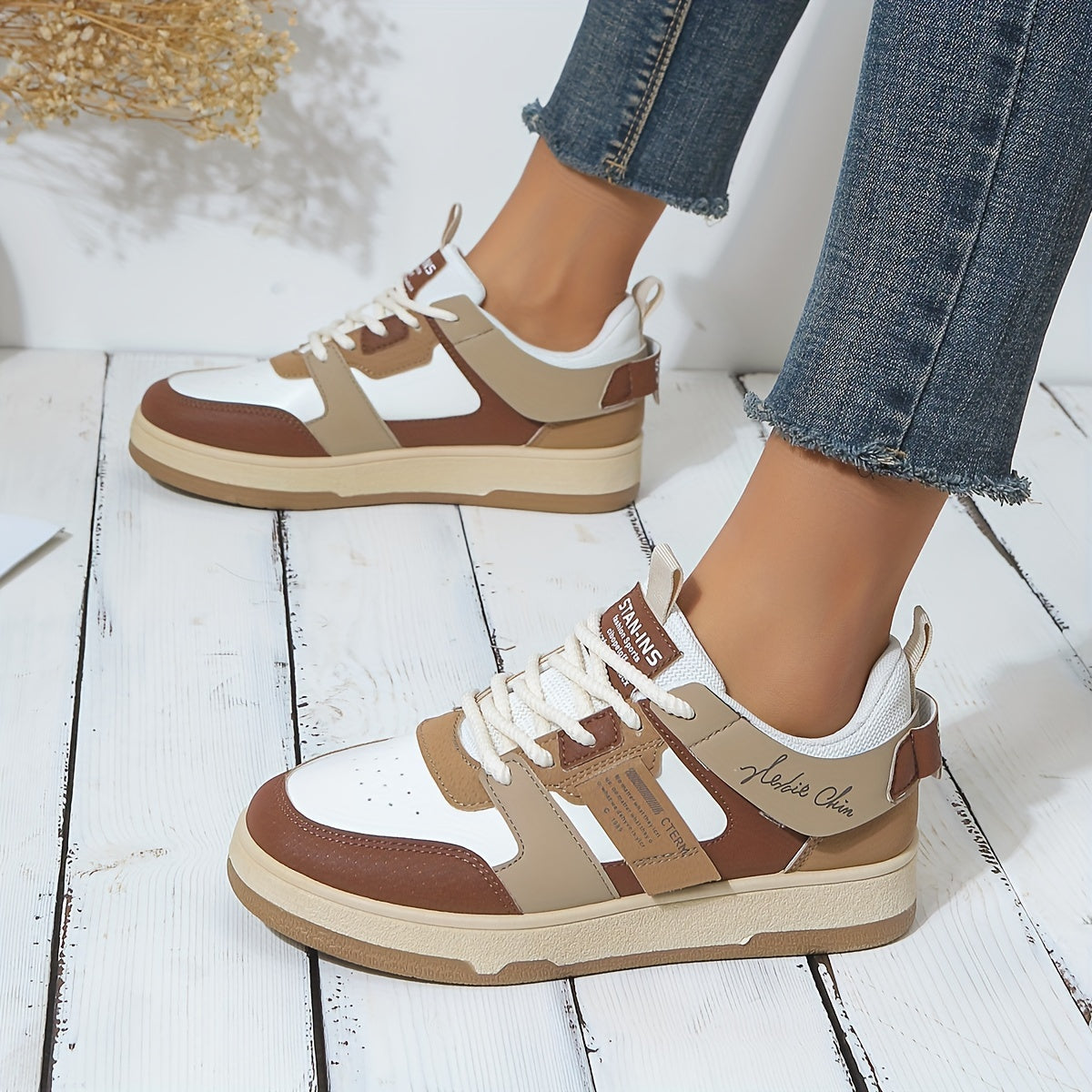 Stylish Colorblock Trendy Sneakers for Women | Perfect for Casual Days