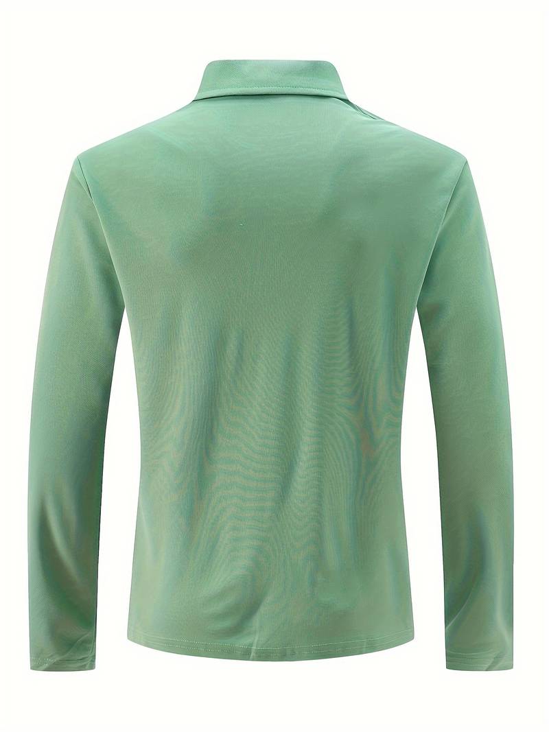 Joshua – comfortable stretch long sleeve golf shirt