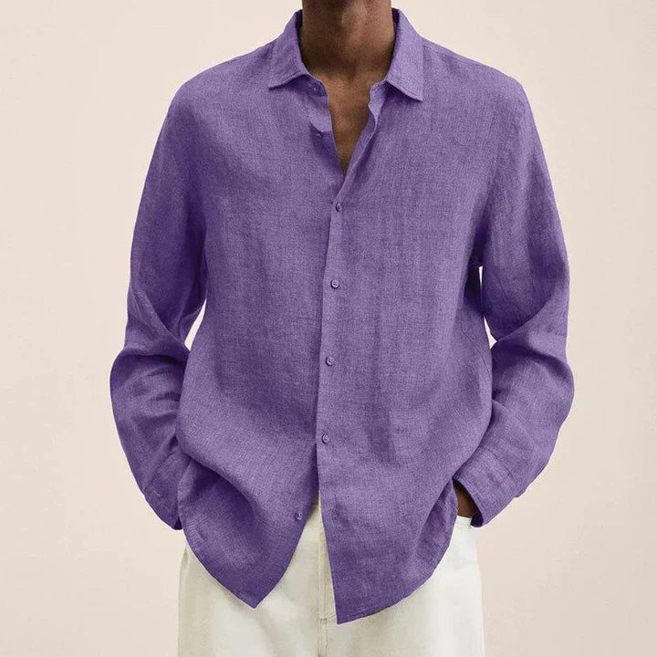 Elegant - linen men's shirt - lightness meets versatility