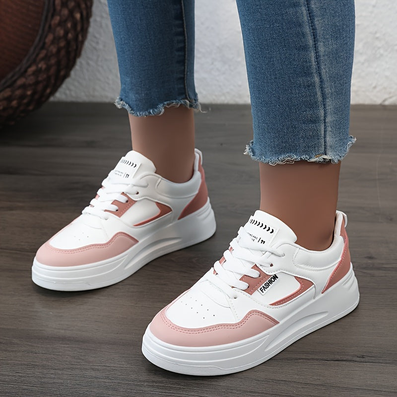 Stylish Colorblock Platform Sneakers for Women | Perfect for Casual Days