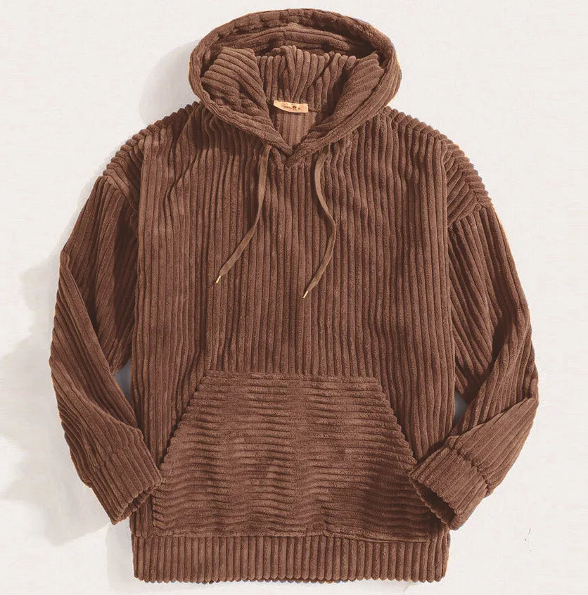 Jare - high-quality corduroy hooded jacket for men