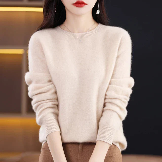 Julieta™ - Round Neck Knit Sweater