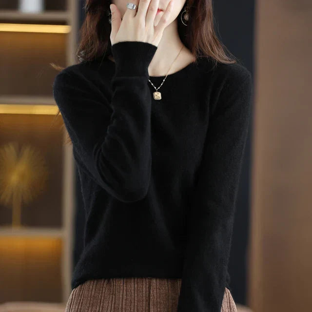 Julieta™ - Round Neck Knit Sweater