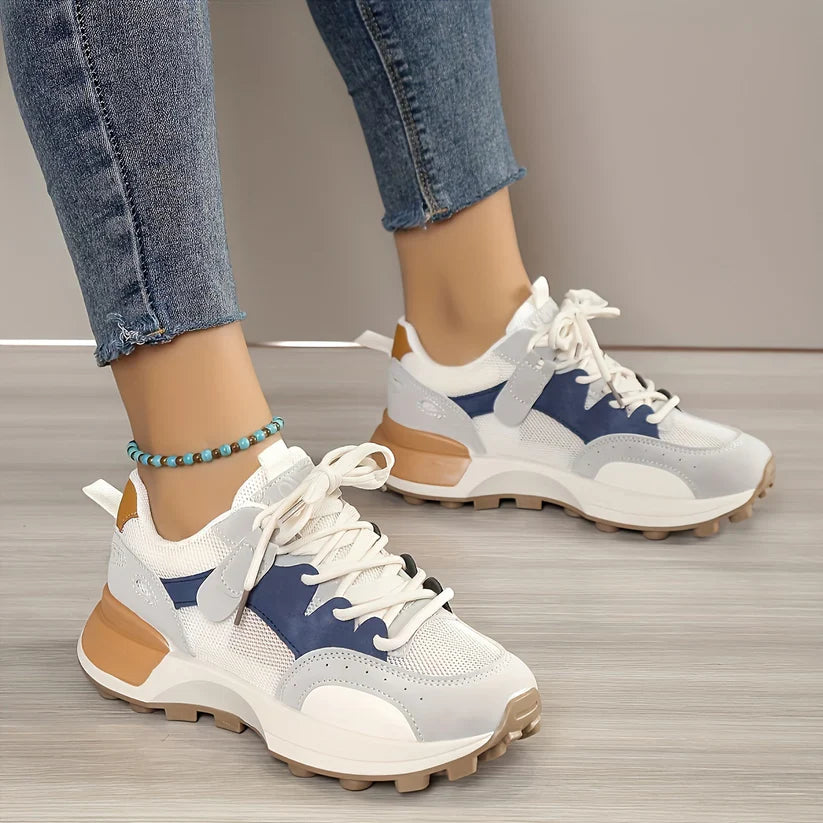 Elegant Color Block Sneakers for Women | Perfect for Casual Days