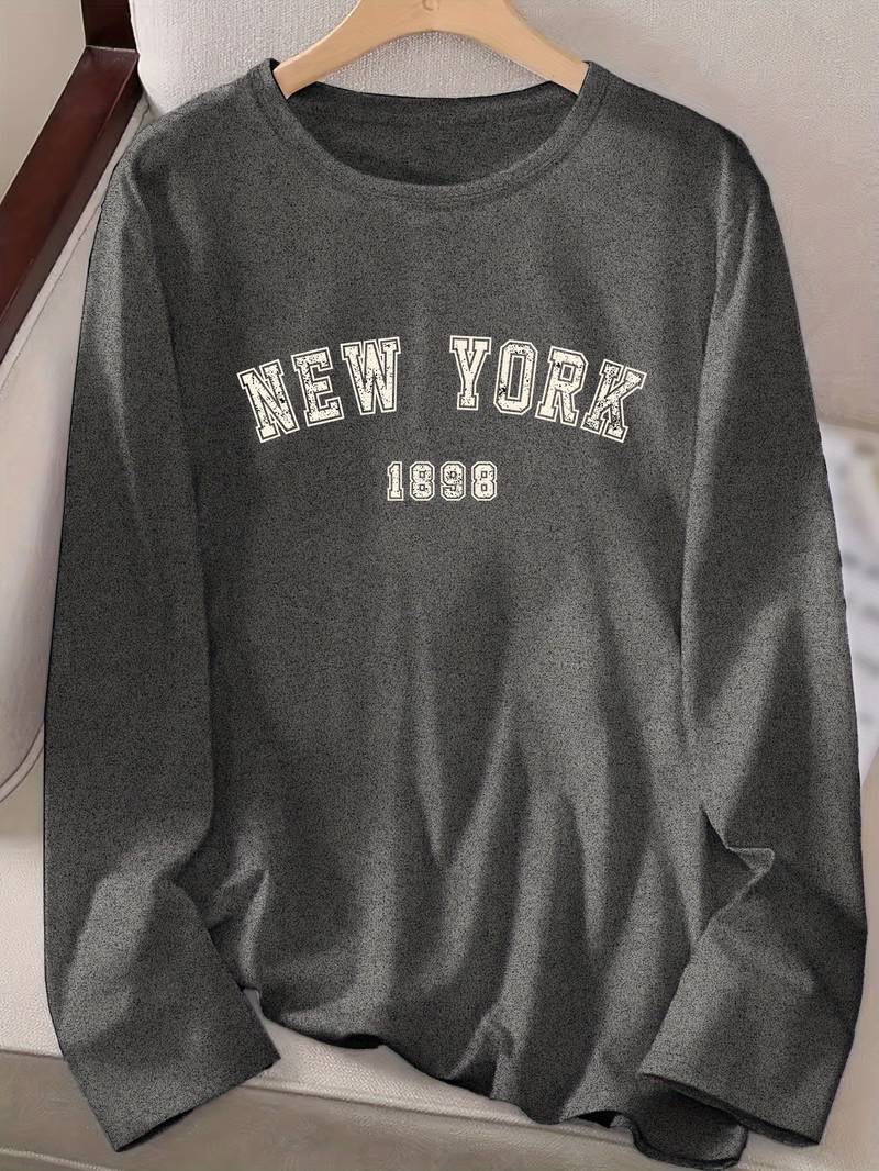 Ava – crew neck t-shirt with new york print