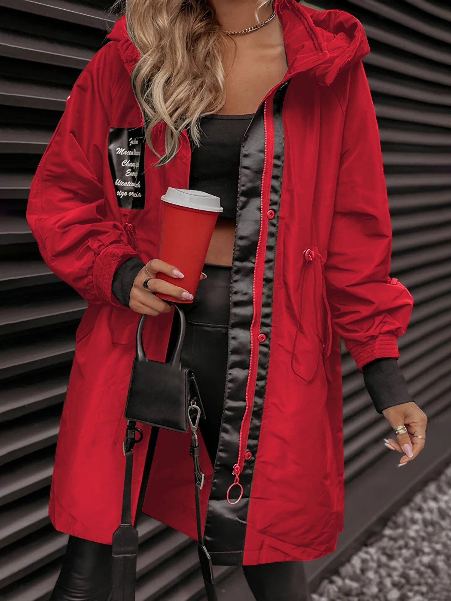 Evelin™ - Long sleeve hooded jacket