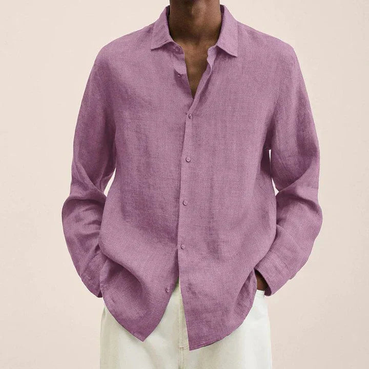 Elegant - linen men's shirt - lightness meets versatility