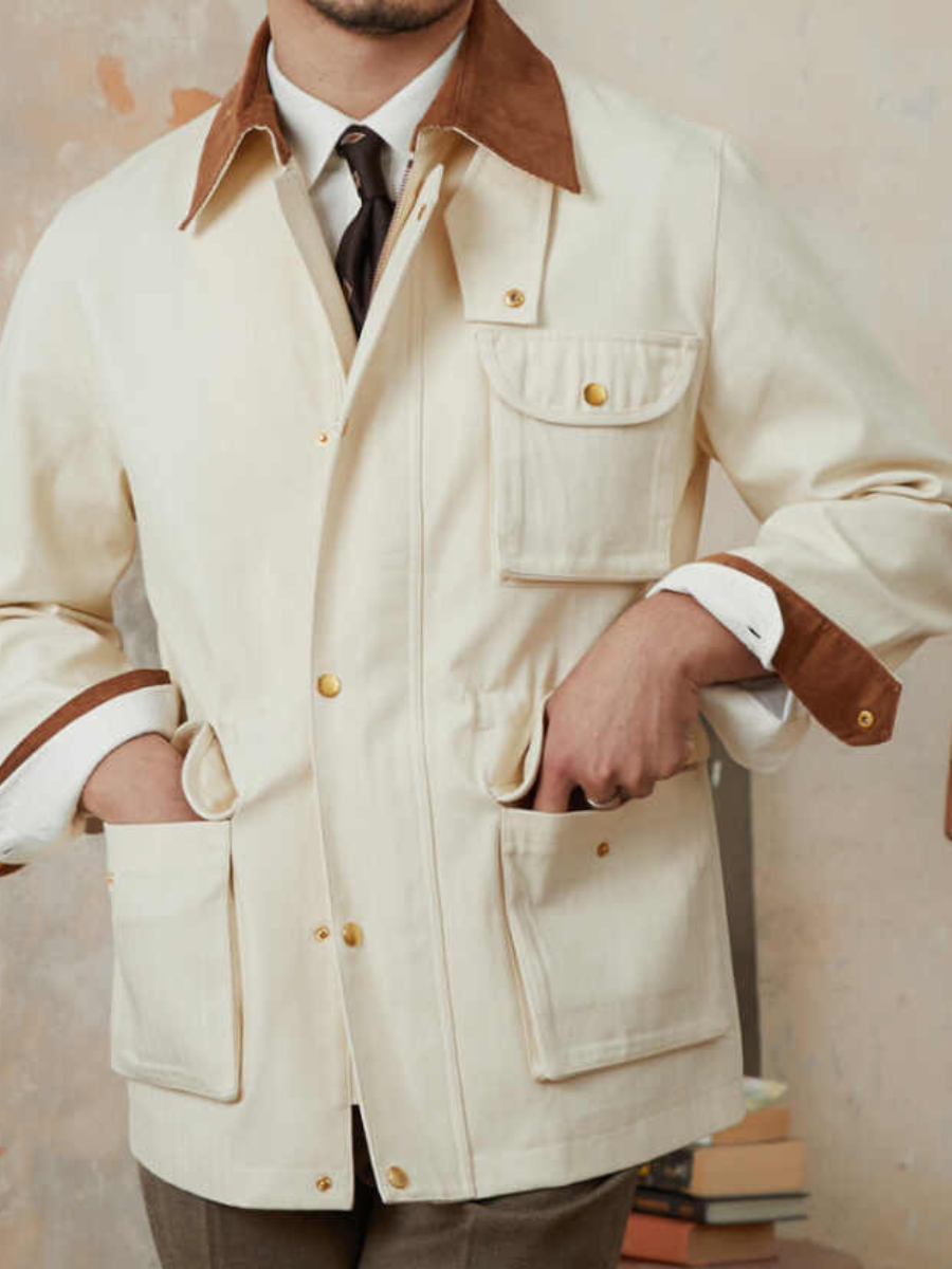 Oxford Heritage Khaki Trench Jacket