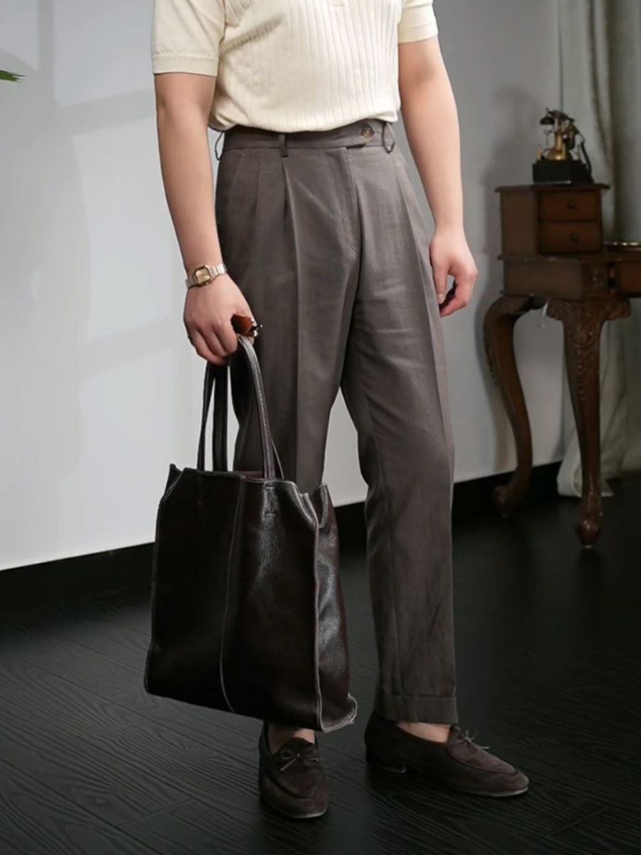 Genova Straight-Leg Trousers