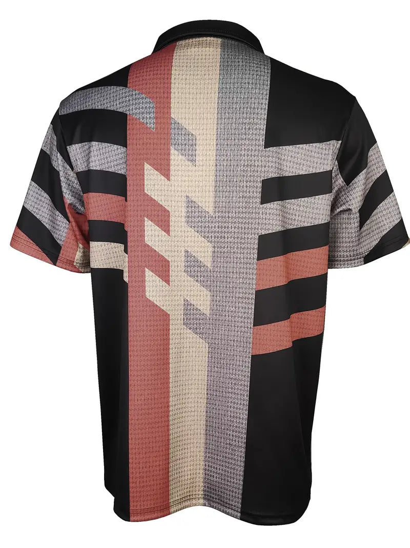 Nolan - stylish color block short sleeve t shirt for men