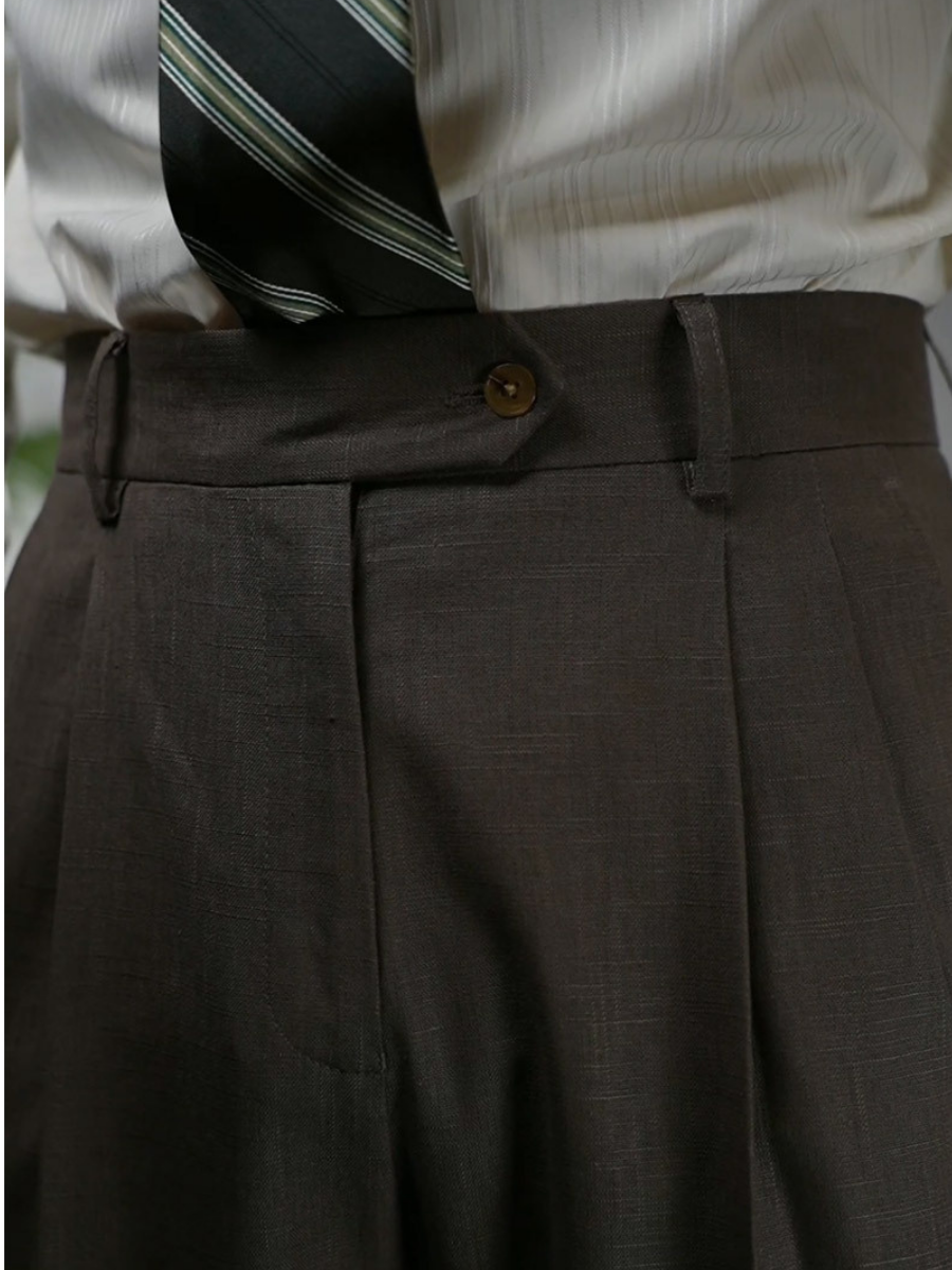 Genova Straight-Leg Trousers