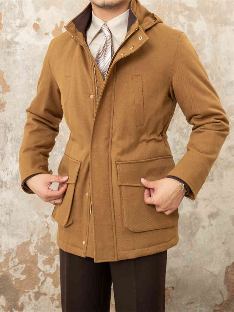 Charles Hooded Cotton-Padded Jacket