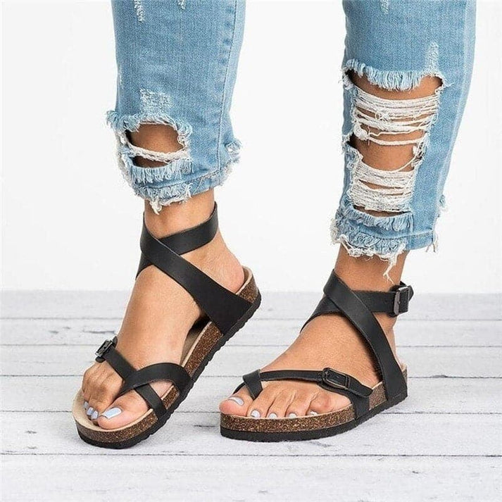 Leonora - beautiful sandals with leather straps